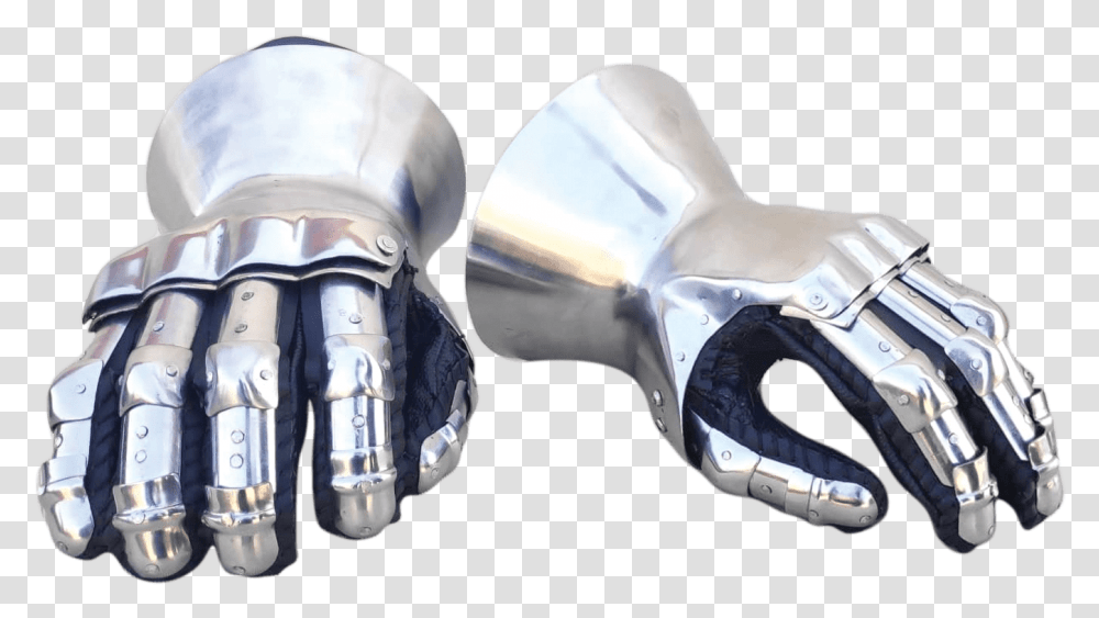 Hourglass Gauntlet Hand, Helmet, Clothing, Apparel, Aluminium Transparent Png