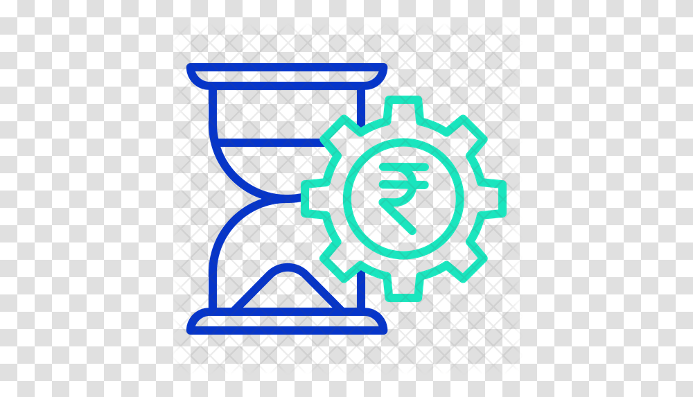 Hourglass Rupee Icon Maintenance Icon, Machine, Symbol, Wheel, Spoke Transparent Png