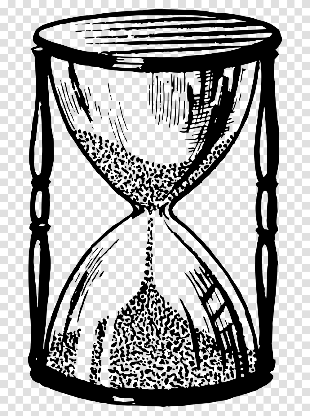Hourglass Sand Clock Sand Timer Free Picture Hourglass Clipart, Gray, World Of Warcraft Transparent Png