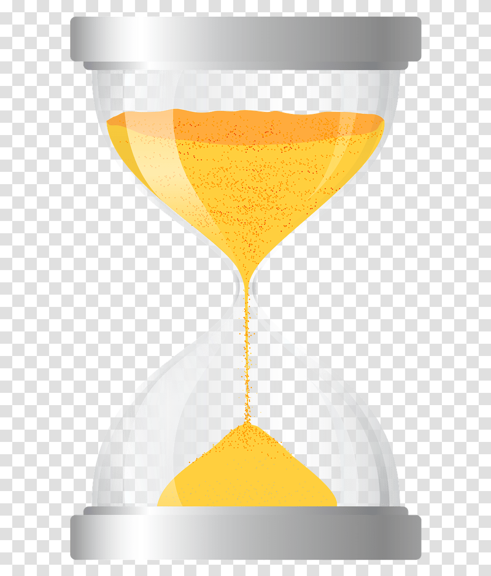 Hourglass Timer Gold Illustration Time Reloj De Arena Transparent Png