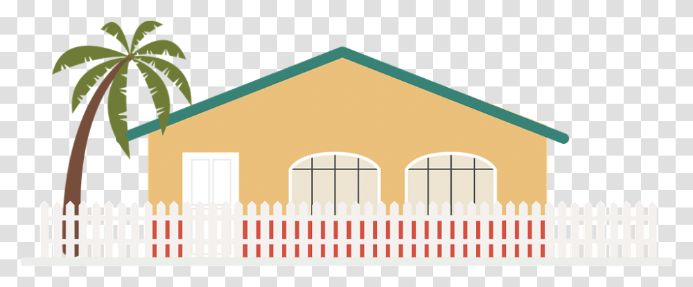 House 960, Picket, Fence Transparent Png
