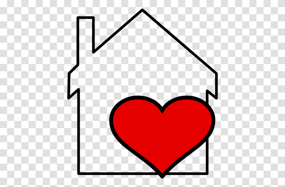 House And Heart Outline Clip Arts For Web, Label Transparent Png