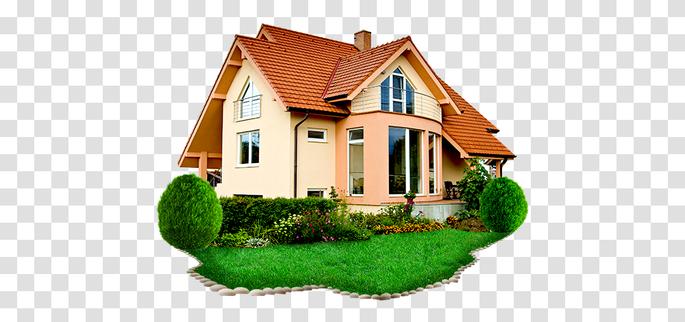 House, Architecture, Grass, Plant, Housing Transparent Png