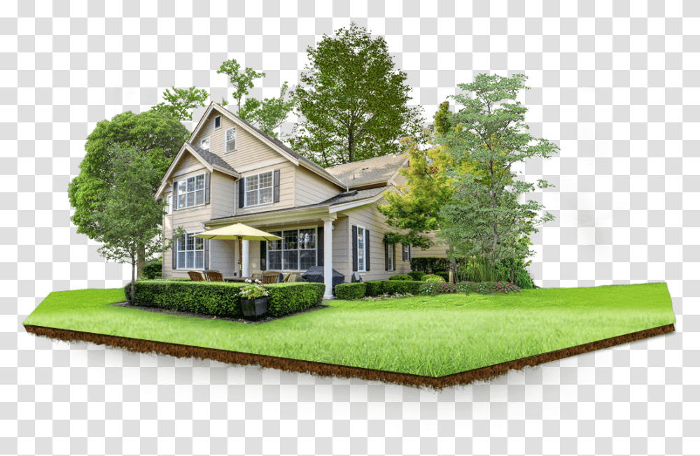 House, Architecture, Grass, Plant, Lawn Transparent Png