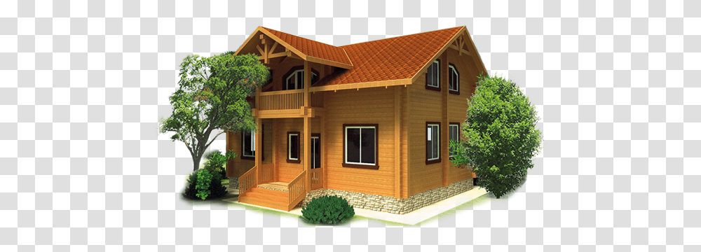 House, Architecture, Housing, Building, Cabin Transparent Png