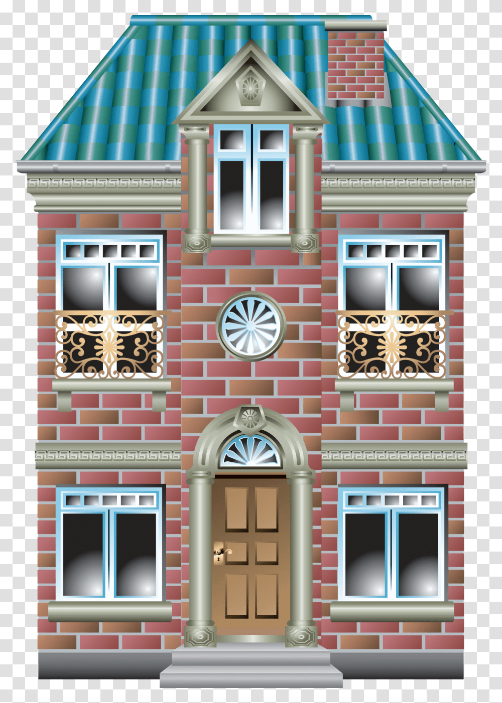 House, Architecture, Window, Home Decor, Brick Transparent Png