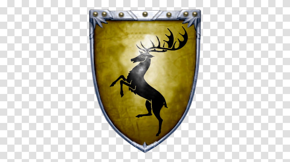 House Baratheon Game Of Bones Mush Game Of Thrones Houses, Shield, Armor, Bird, Animal Transparent Png