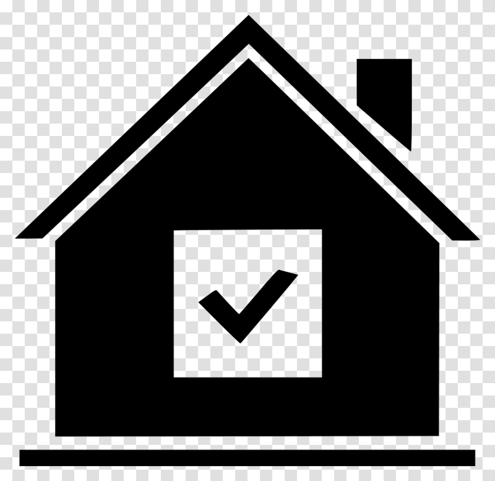 House Build Building Rumah Logo, Triangle, Sign, Cottage Transparent Png