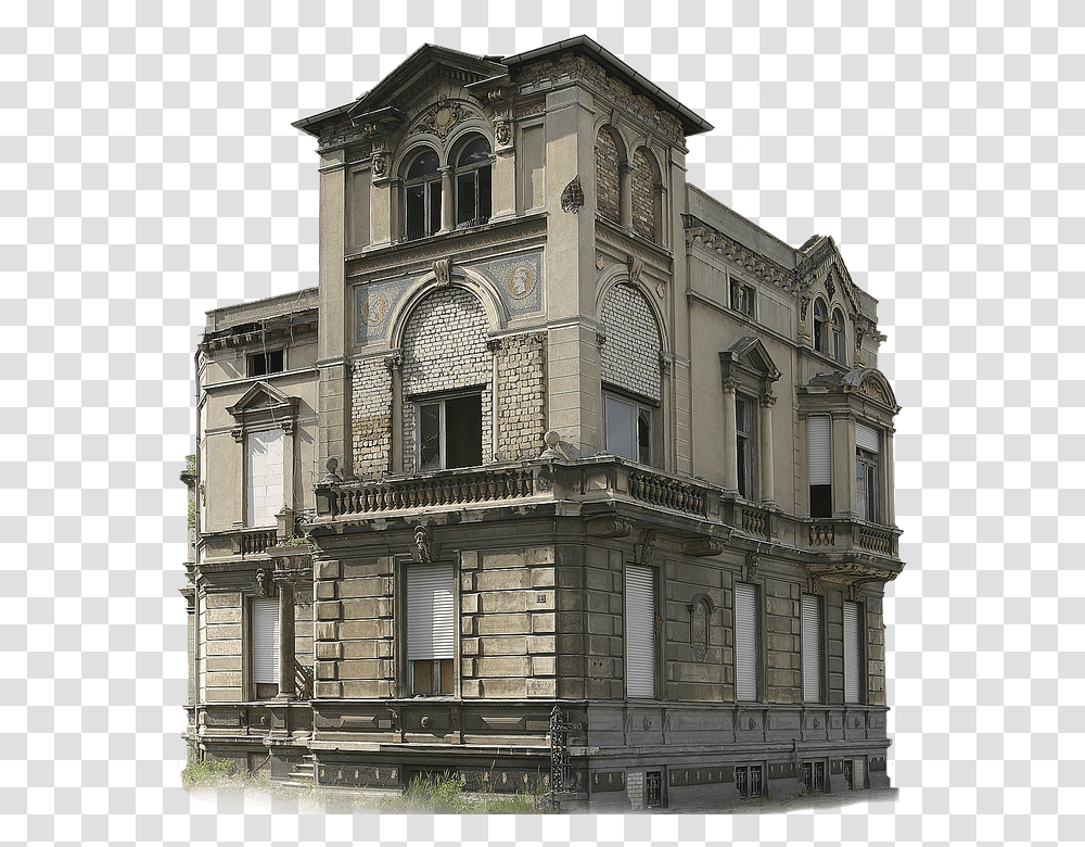 House Building Old Villa Real Estate Isolated, Architecture, Metropolis, City, Urban Transparent Png