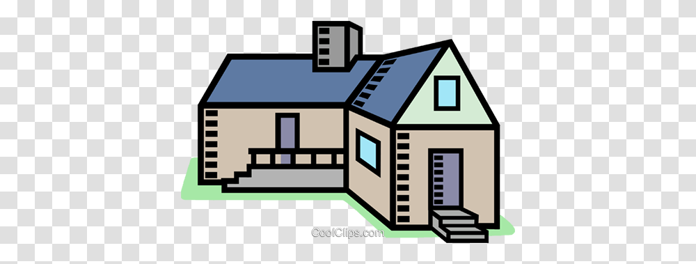 House Building Royalty Free Vector Clip Art Illustration, Housing, Cottage, Neighborhood, Urban Transparent Png