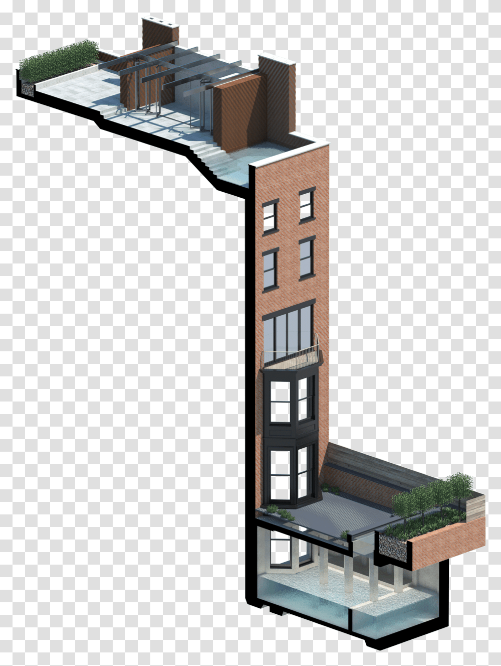 House, Building, Tower, Architecture, Office Building Transparent Png