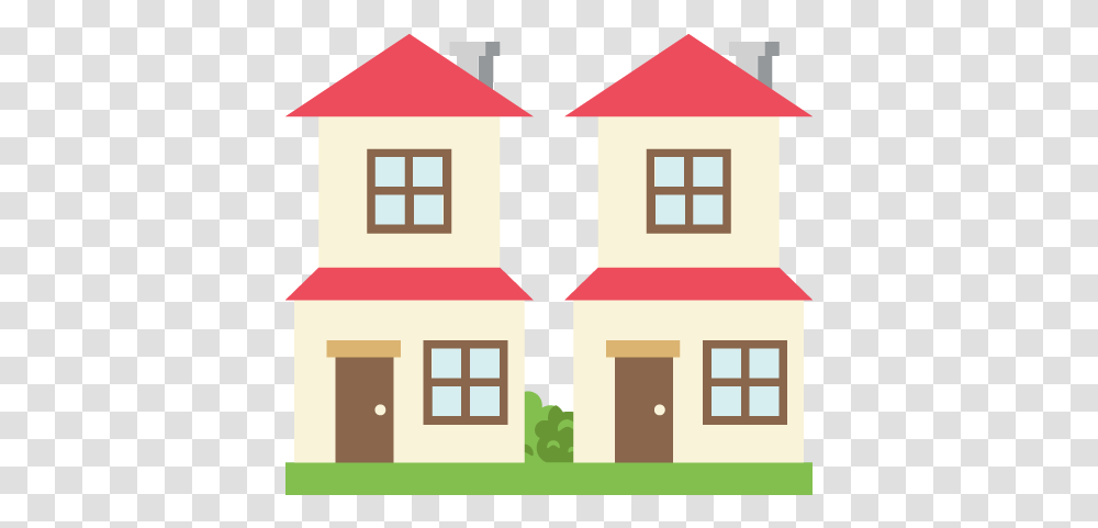 House Buildings Emoji For Facebook Penthouse Emoji, Housing, Neighborhood, Urban, Condo Transparent Png