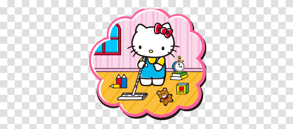 House Cleaning Kitty Transparent Png