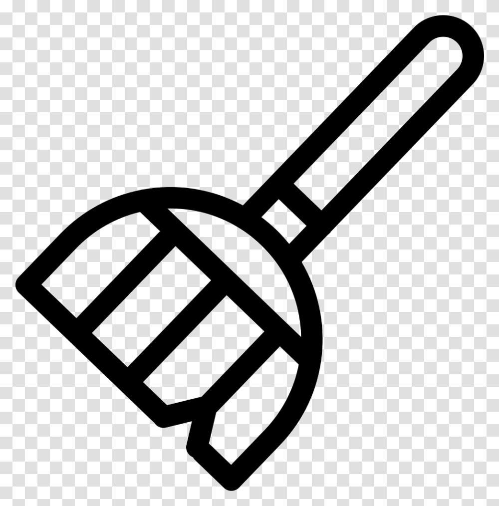 House Cleaning Magnify White Icon, Wrench, Stencil, Scissors, Blade Transparent Png