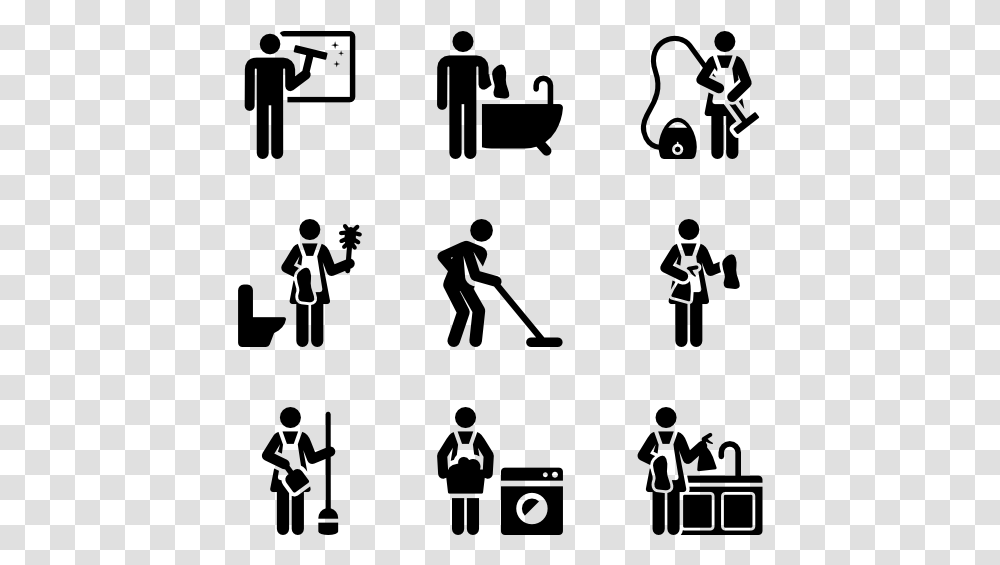 House Cleaning Pictograms Clean My Room Icon, Gray, World Of Warcraft Transparent Png