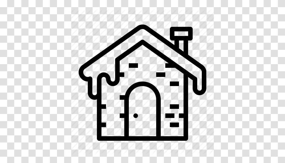 House Clip Art Black And White With Snow Falling Free Cliparts, Tool, Chain Saw Transparent Png