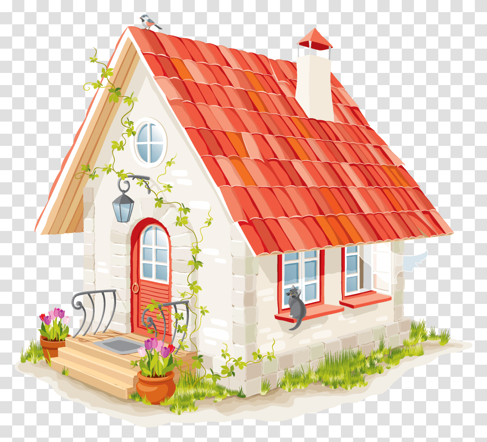 House Clip Art Cartoon House, Shelter, Rural, Building, Countryside Transparent Png