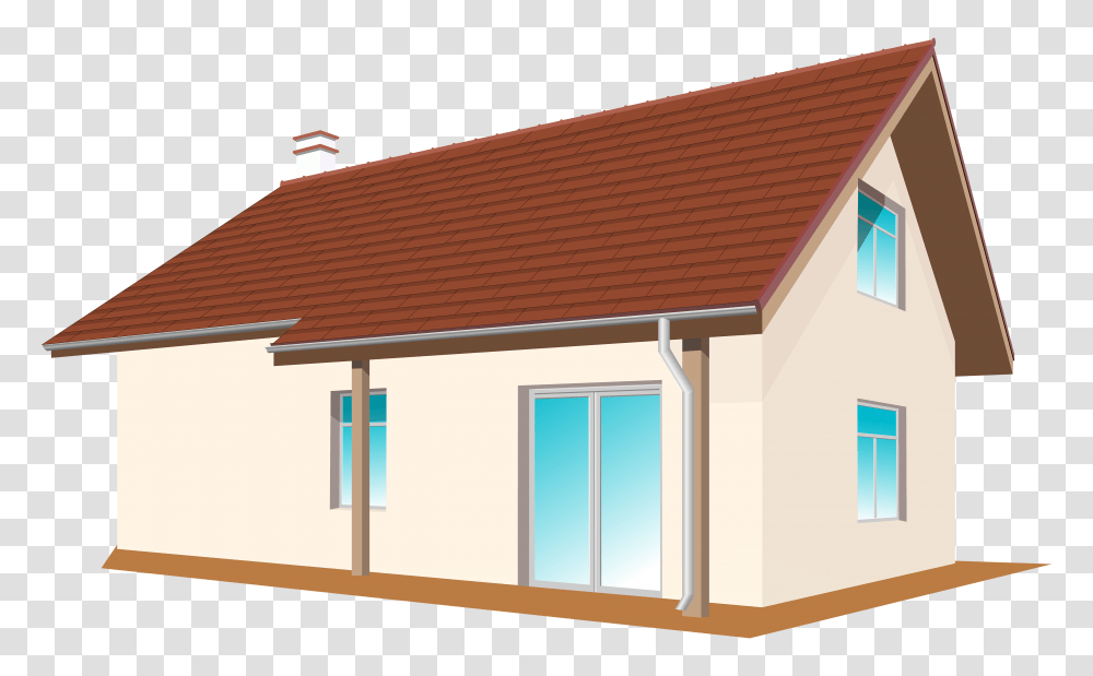 House Clip Art, Roof, Door, Tile Roof, Building Transparent Png