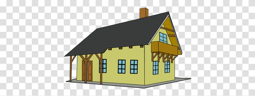 House Clip Art Vector, Housing, Building, Cabin, Cottage Transparent Png