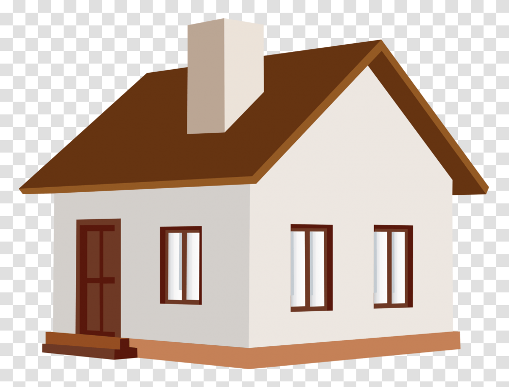 House Clip, Housing, Building, Cottage, Mailbox Transparent Png