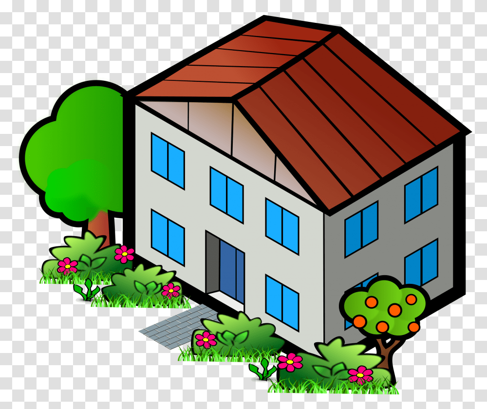 House Clipart Background House Clipart, Nature, Building, Outdoors, Housing Transparent Png