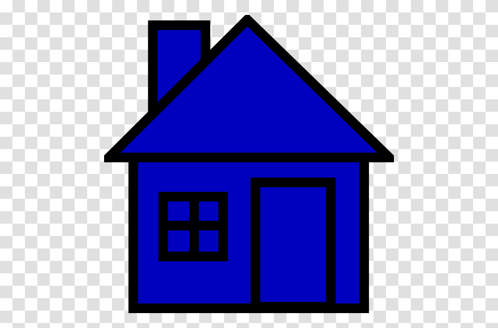 House Clipart Blue Banner Royalty Free Stock Blue House Clip Art, Housing, Building, Mailbox, Letterbox Transparent Png