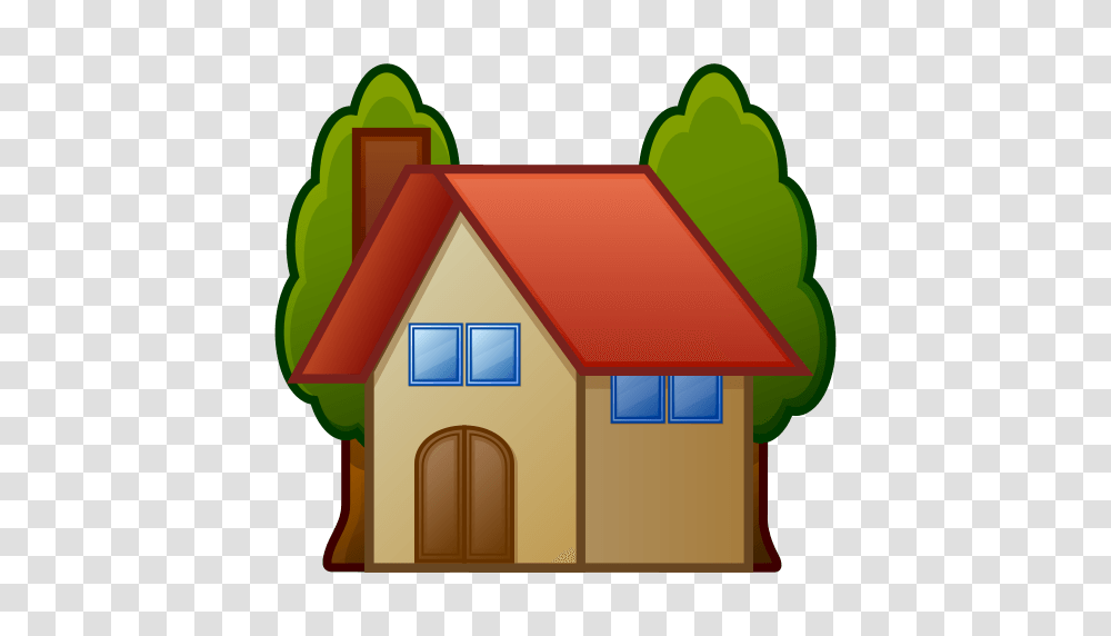 House Clipart Emoji, Nature, Outdoors, Building, Housing Transparent Png