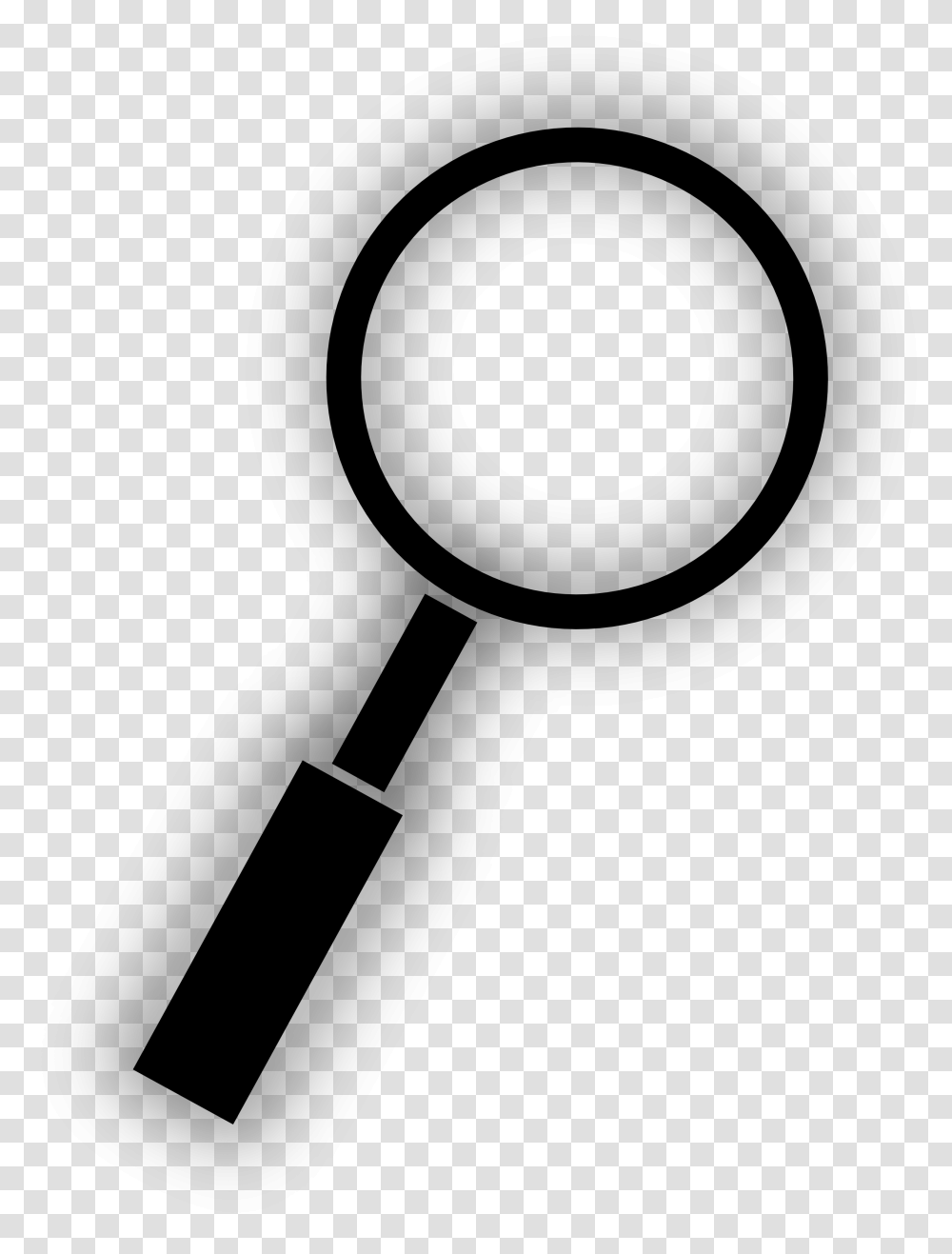 House Clipart Free Magnifying Glass Vector Royalty Magnifying Glass, Silhouette, Number Transparent Png