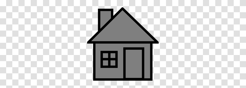 House Clipart Gray, Housing, Building, Mailbox, Cottage Transparent Png