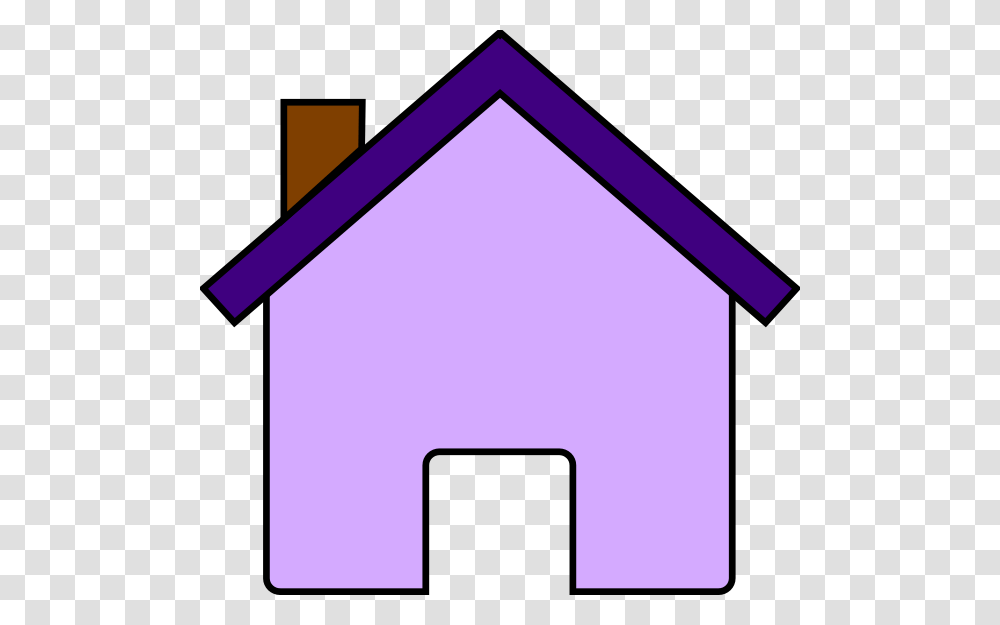 House Clipart Purple Color Blue Objects Clipart, Mailbox, Letterbox, Den, Label Transparent Png