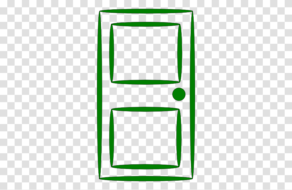 House Door Clipart, Cylinder, Green Transparent Png