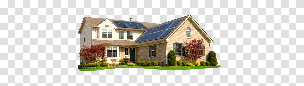 House, Electrical Device, Solar Panels Transparent Png