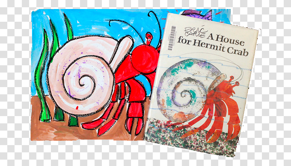 House For Hermit Crab Art Project Eric Carle Hermit Crab Craft, Envelope, Mail, Sea Life, Animal Transparent Png