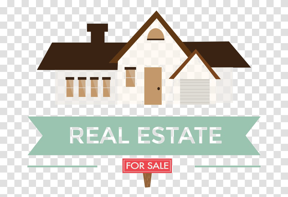 House For Sale Real Estate Hd Logo, Housing, Building, Cottage, Neighborhood Transparent Png
