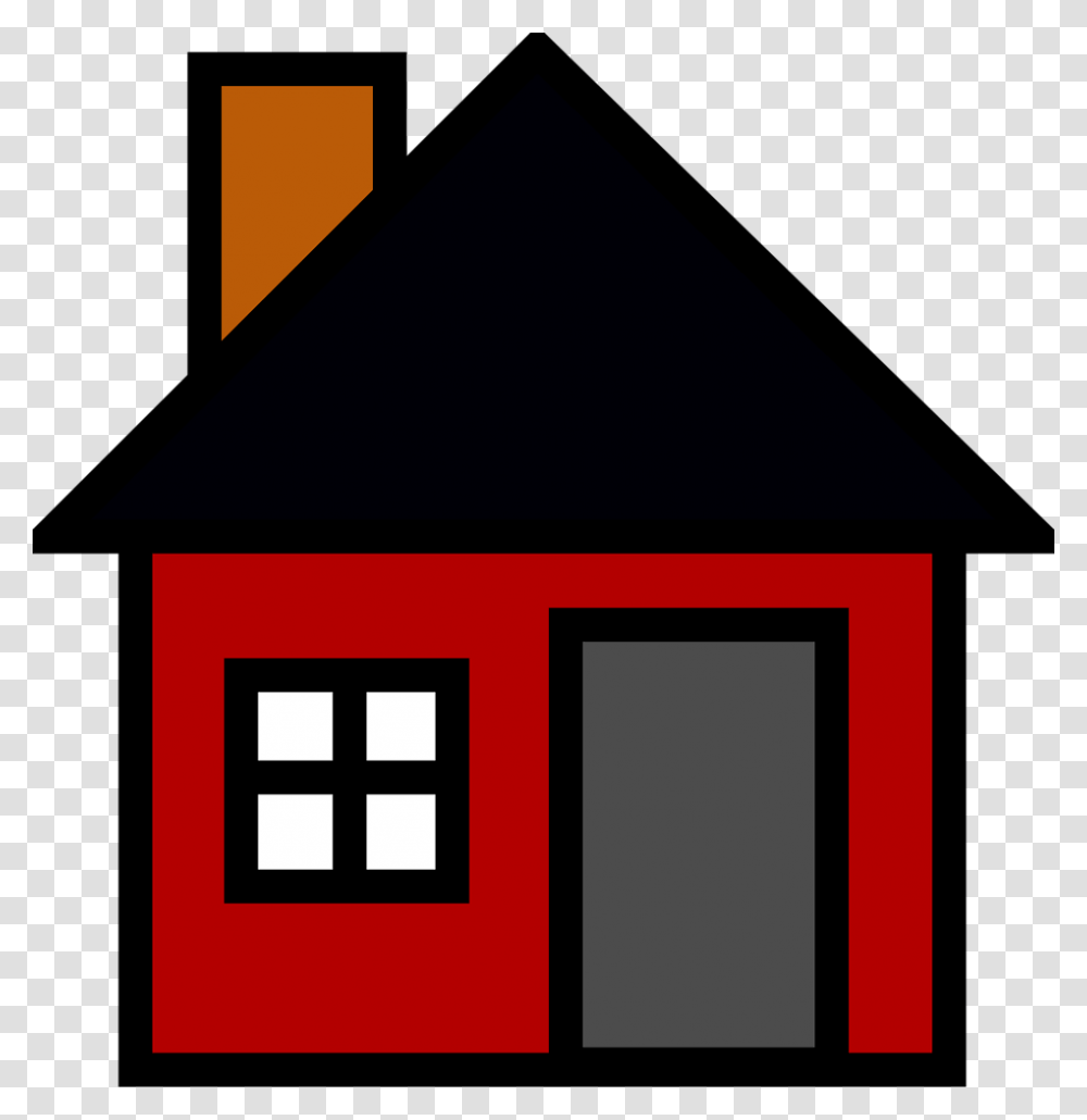 House Free Stock Photo Illustration Of A Red House, First Aid, Housing, Building Transparent Png