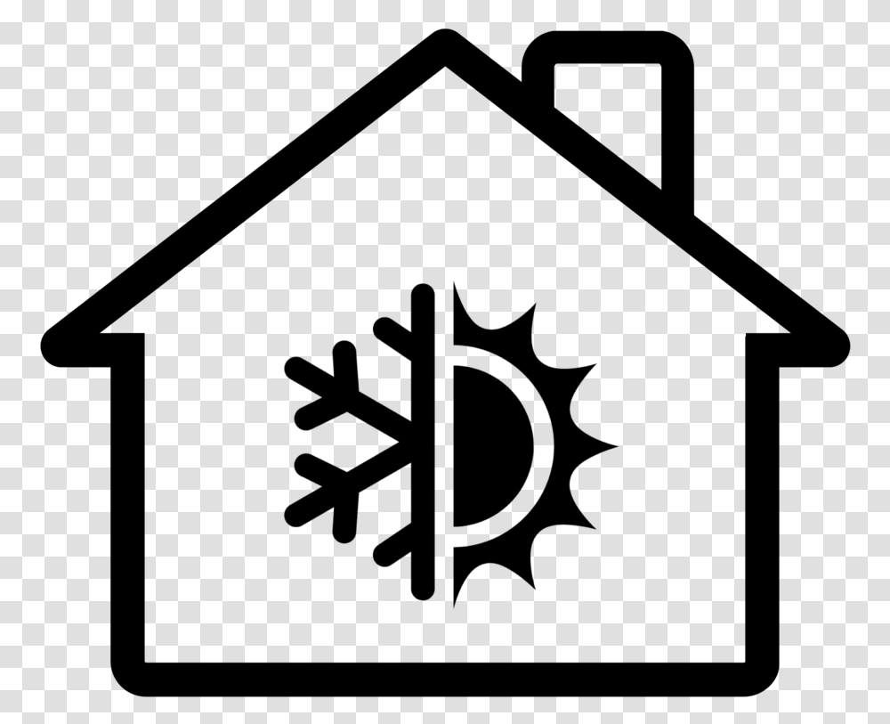 House Heat Pump Ac 01 Hot And Cold Icon, Gray, World Of Warcraft Transparent Png