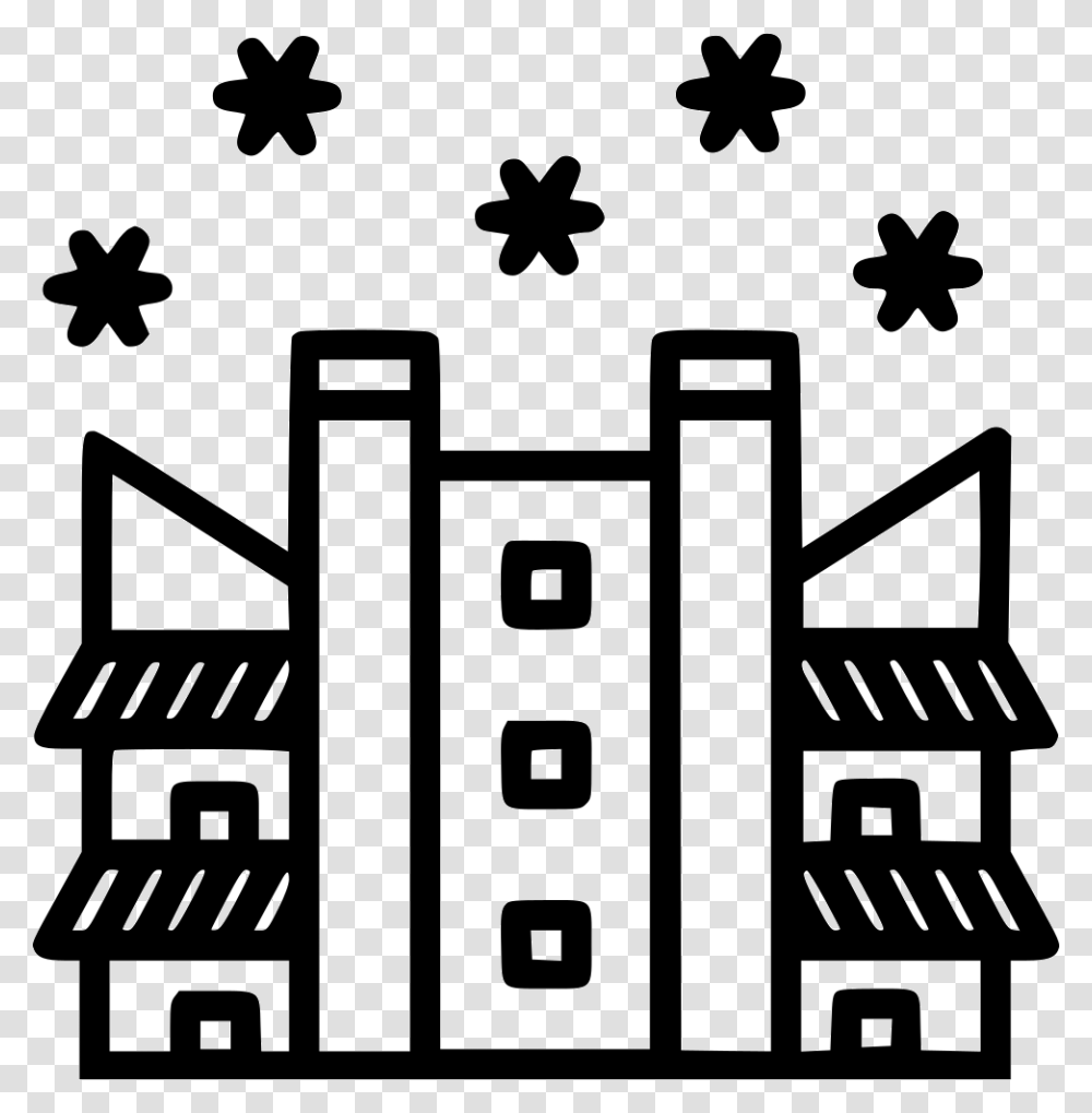 House Heavy Snowfall Home Snowrain Building Snow Raining Home Icon, Stencil, Label Transparent Png