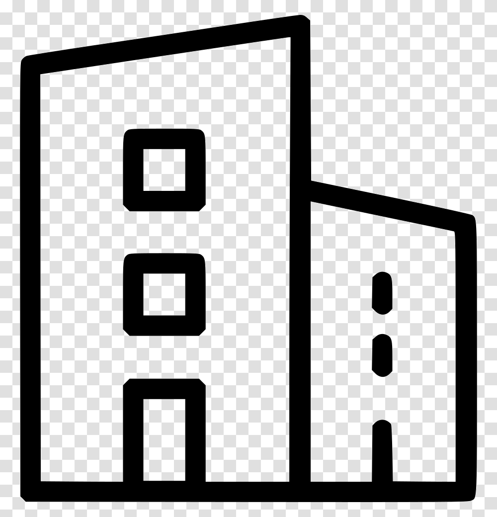 House Home Building Flat Skyscraper Icon Free Download, Electrical Device, Adapter, Green Transparent Png