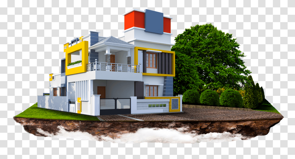 House, Housing, Building, Villa, Cottage Transparent Png
