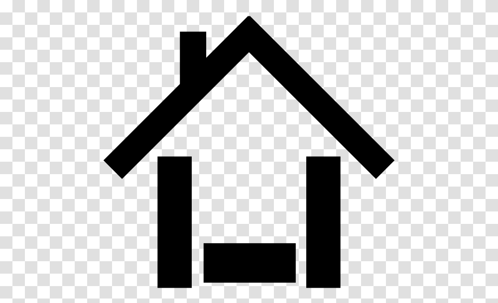 House Icon Black Clip Art At Clker Com Vector Online, Gray, World Of Warcraft Transparent Png