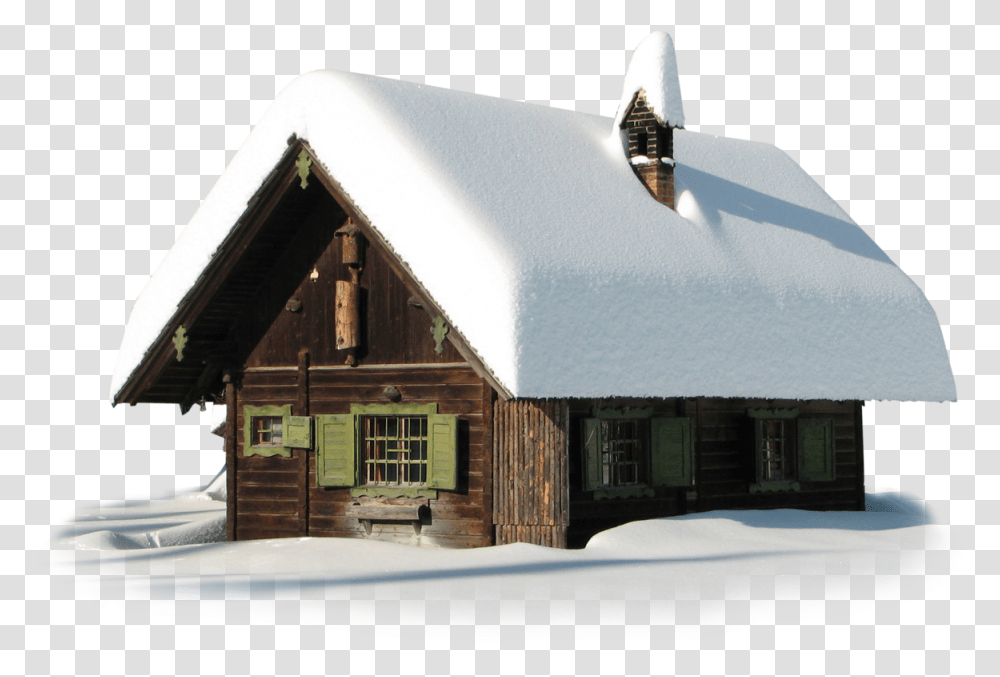House In Snow Clipart Jpg Freeuse Stock Winter House, Housing, Building, Cabin, Outdoors Transparent Png