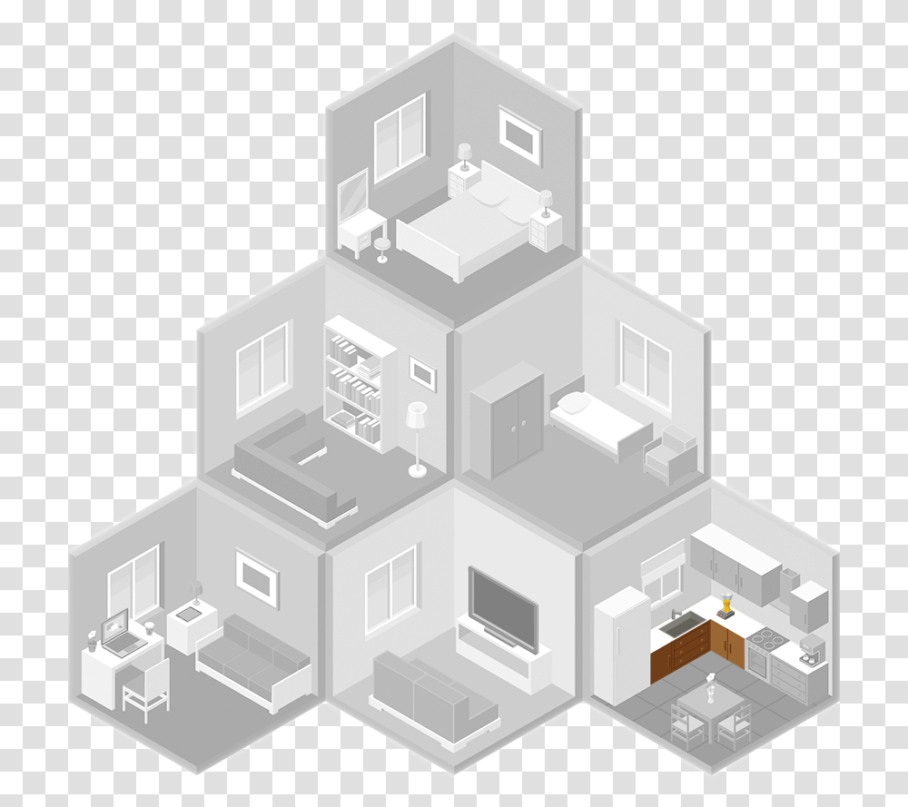 House Interior Illustration, Toy, Minecraft Transparent Png