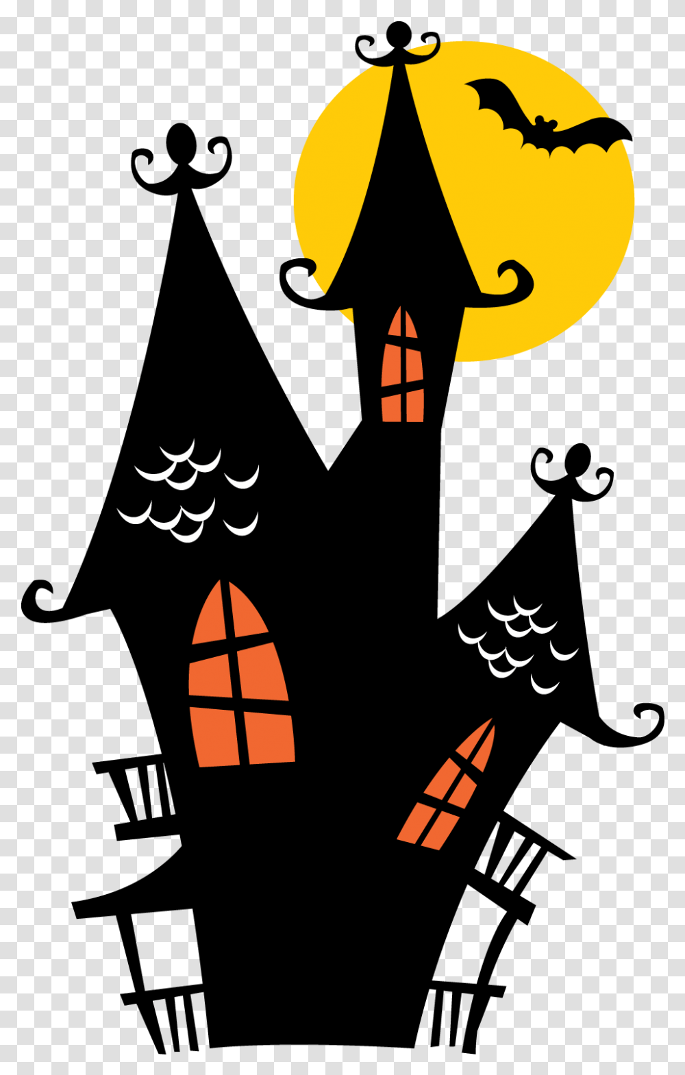 House Jpg Download Cute Files Casa Halloween Desenho, Poster, Silhouette, Art, Text Transparent Png