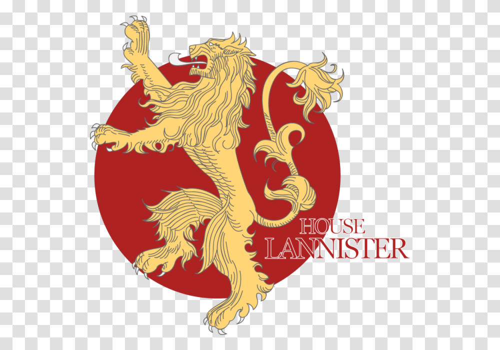 House Lannister Logo Game Of Thrones Lannister, Dragon, Nature, Art, Tree Transparent Png