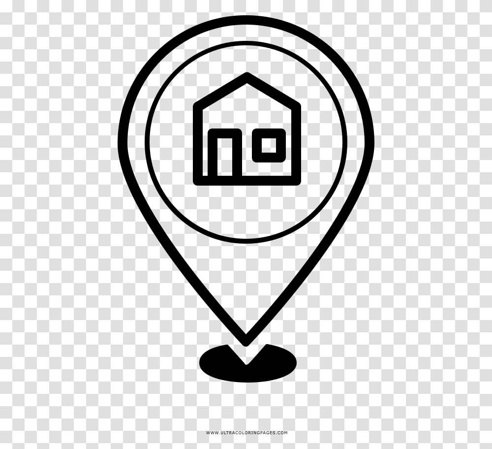 House Location Pin Coloring, Gray, World Of Warcraft Transparent Png