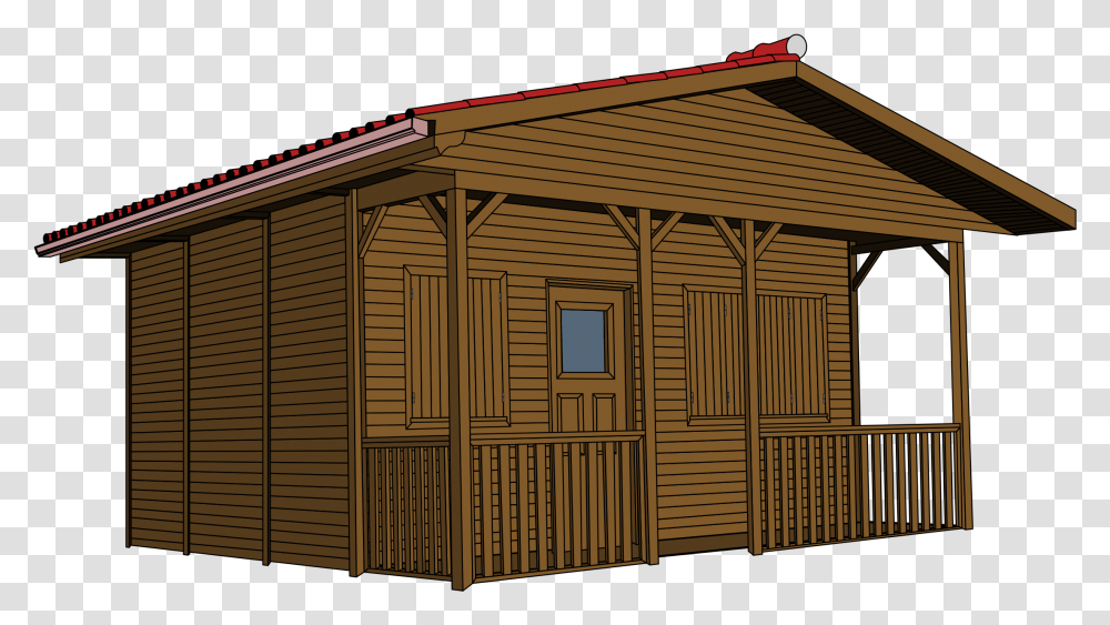 House Log Simple Wood Wooden House No Background, Building, Housing, Nature, Outdoors Transparent Png