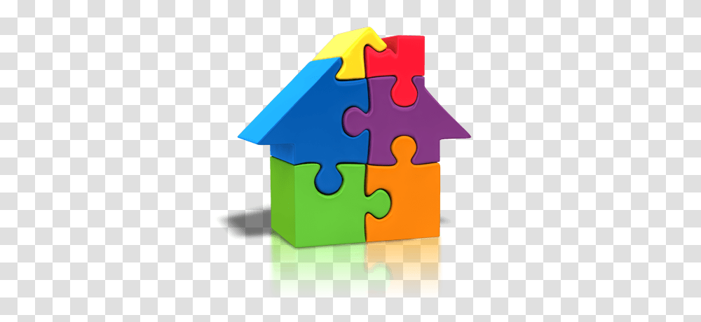 House Made Of Puzzle Pieces, Jigsaw Puzzle, Game Transparent Png