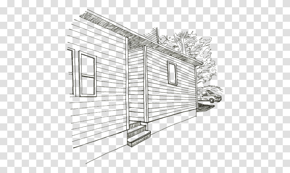 House, Nature, Outdoors, Building, Housing Transparent Png