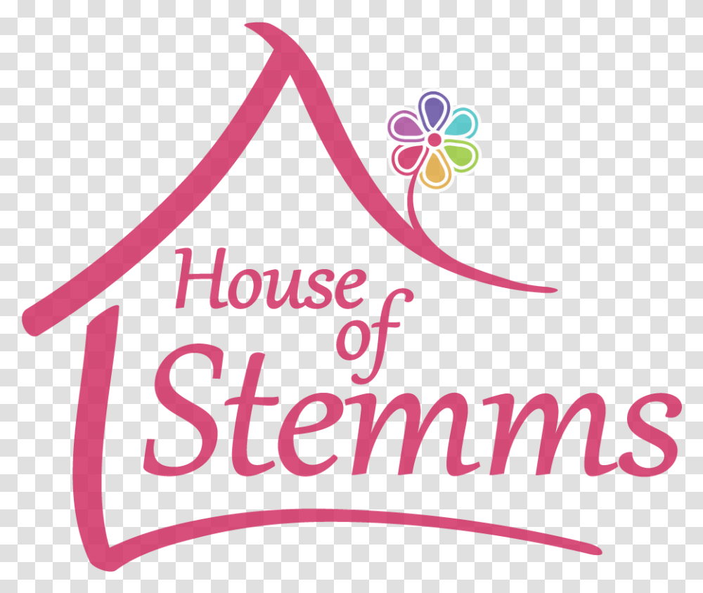 House Of Stemms Flower House, Logo, Poster Transparent Png