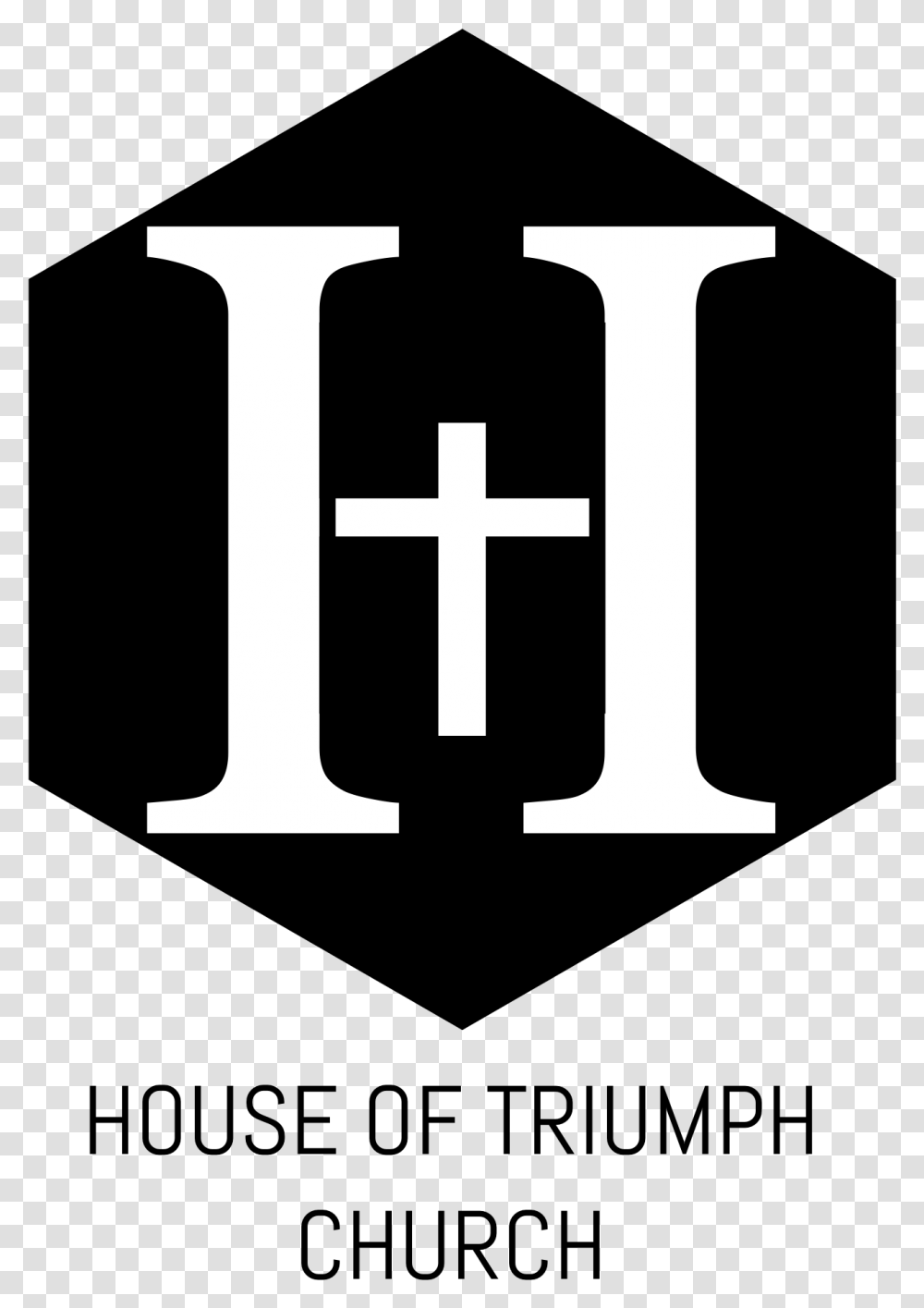 House Of Triumph Church Emblem, Cross, Weapon Transparent Png